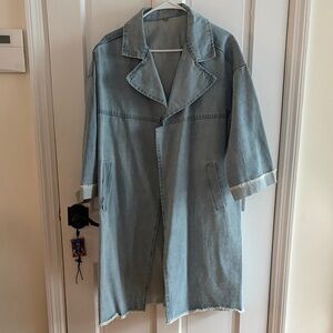 Light Blue Denim Coat